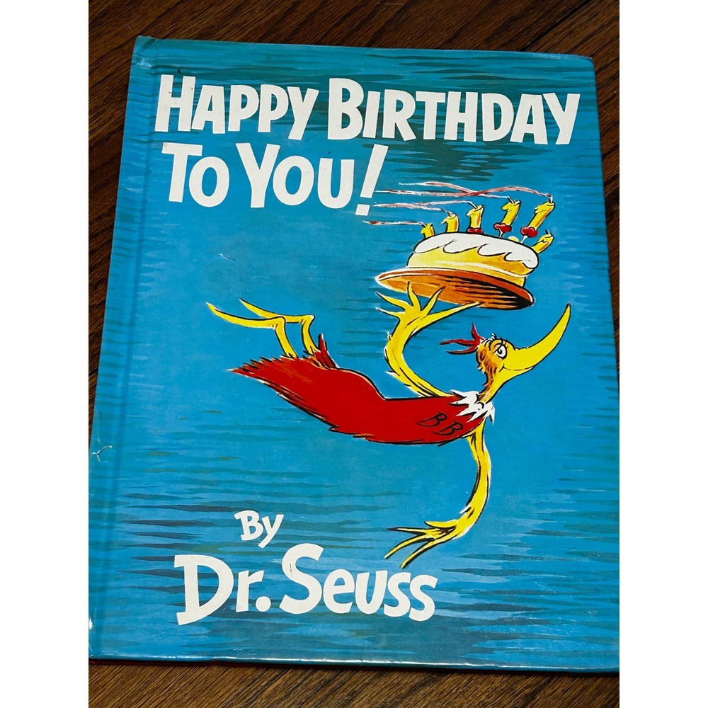 Dr Seuss Happy Birthday To You! Hardcover Childrens Book Random House 0394800769